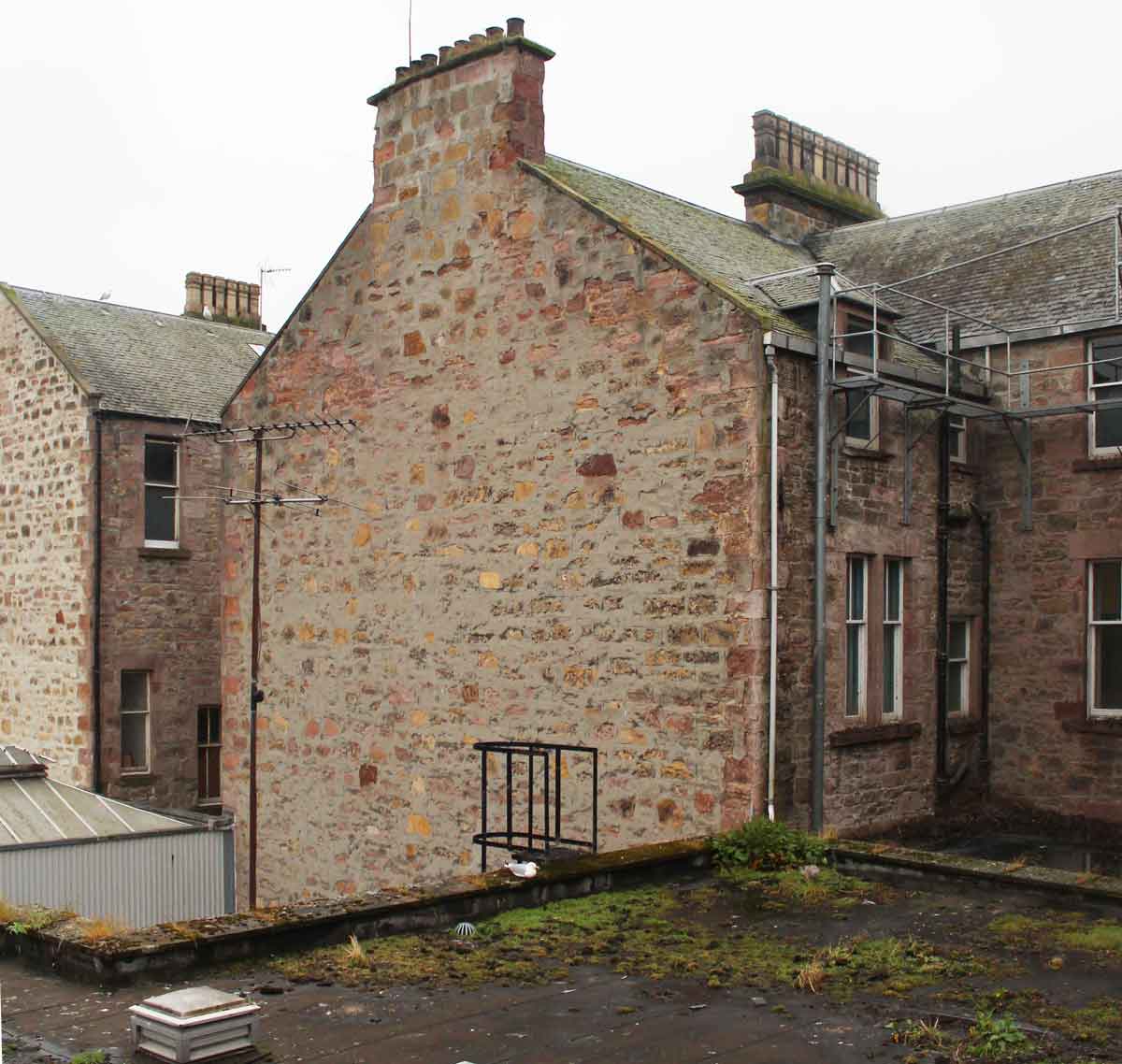 Backland development at 33 Academy Street Inverness creating challenging access issues