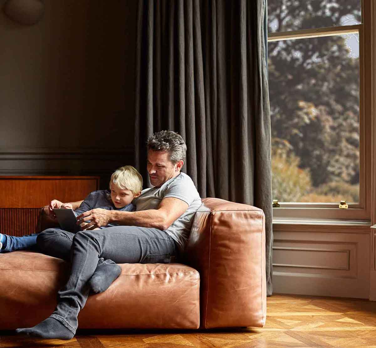 A health and comfortable interior in a retrofitted property 