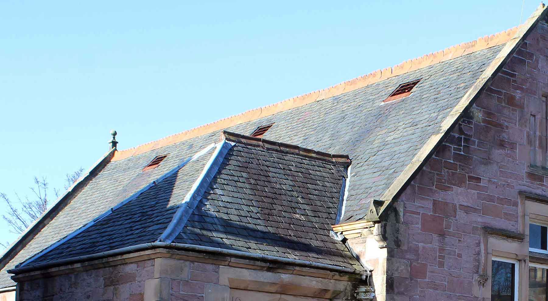 community hall and church roofs have to deal with climate change MAAC Studio conservation architect Inverness Edinburgh